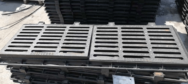 水满乡球墨铸铁连体双篦展示